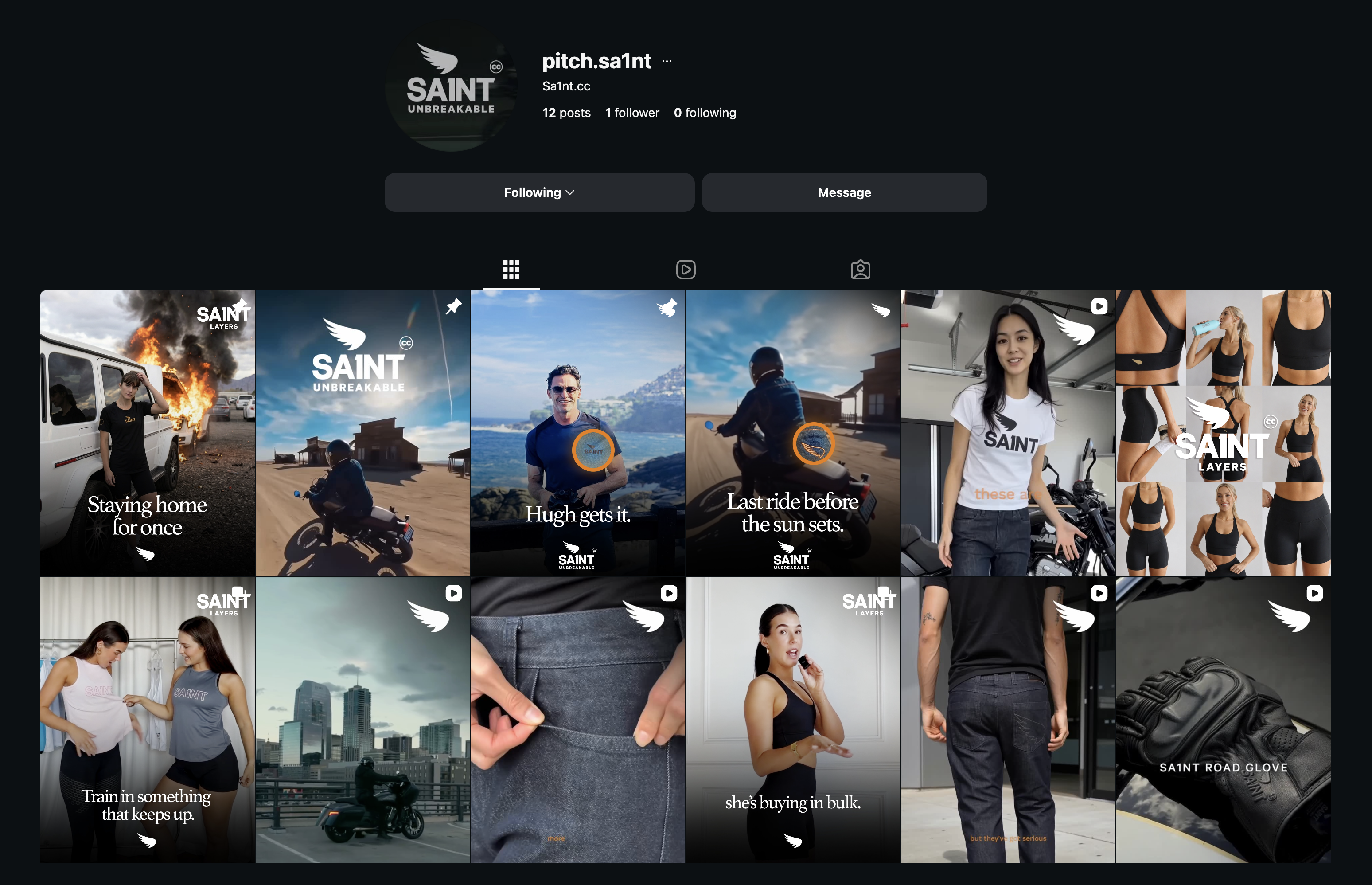 @pitch.sa1nt — Sa1nt content mock-ups on Instagram